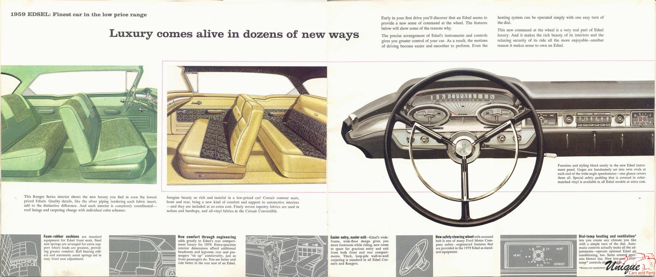 1959 Edsel Prestige Brochure Page 4